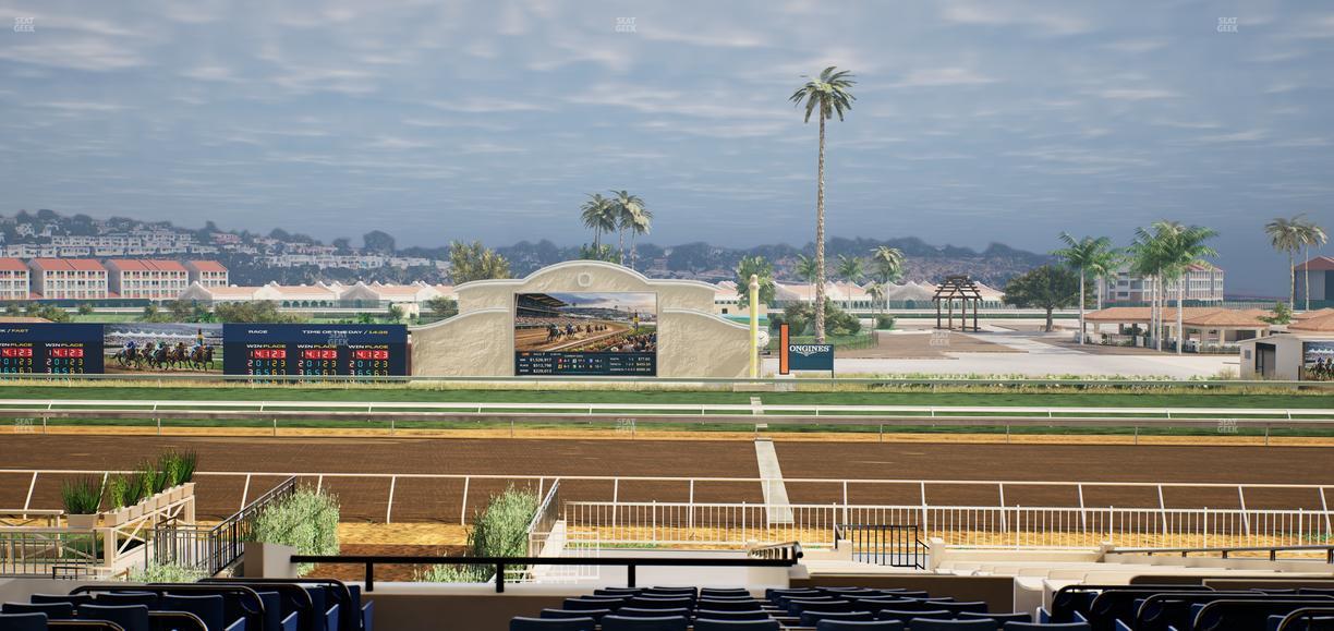 Del Mar Thoroughbred Club - Section Clubhouse Box 19 E Lvl 3 Seat View