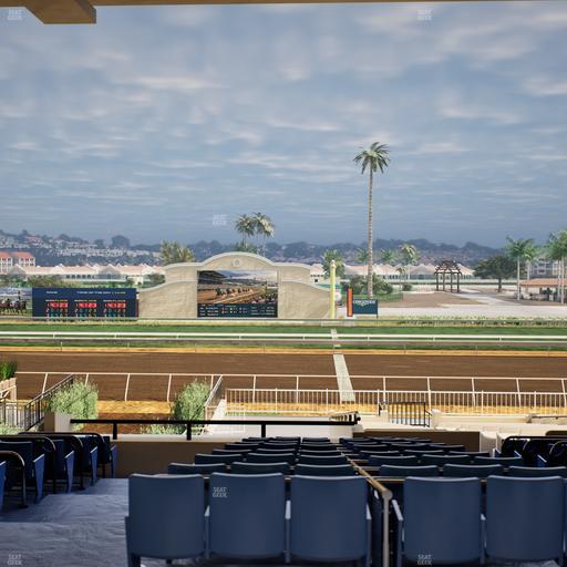 Del Mar Thoroughbred Club - Section Clubhouse Box 19 E Lvl 3 Seat View