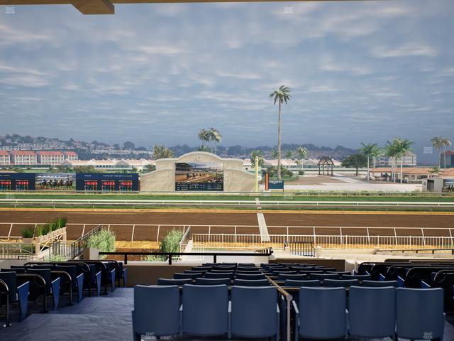 Del Mar Thoroughbred Club - Section Clubhouse Box 19 E Lvl 3 Seat View