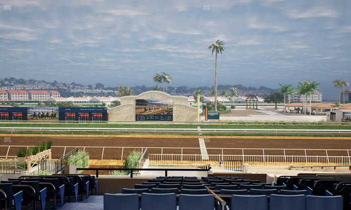 Del Mar Thoroughbred Club - Section Clubhouse Box 19 E Lvl 3 Seat View