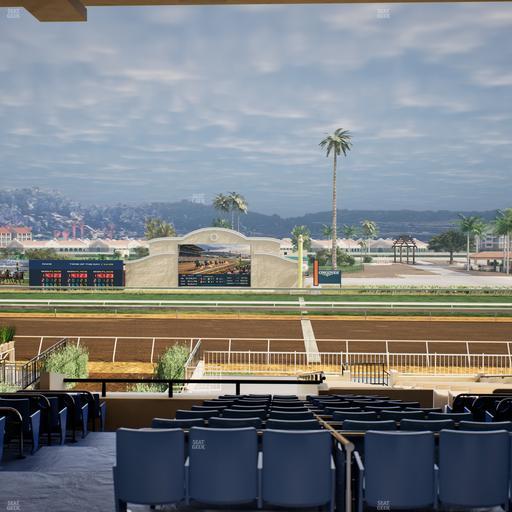 Del Mar Thoroughbred Club - Section Clubhouse Box 19 E Lvl 3 Seat View