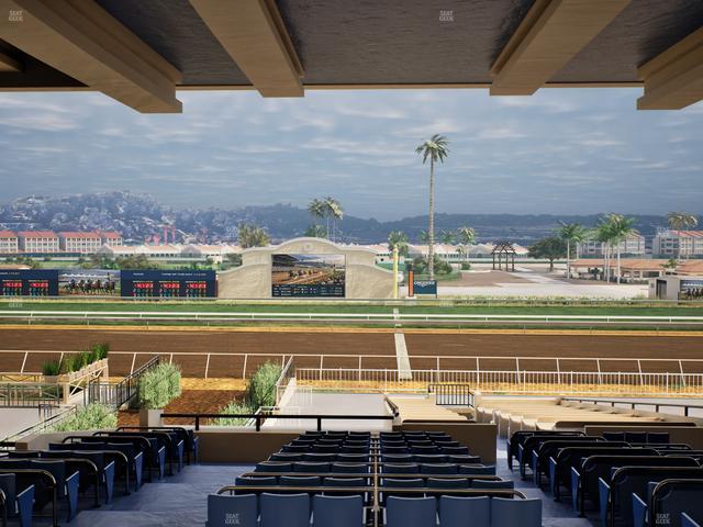 Del Mar Thoroughbred Club - Section Clubhouse Box 19 G Lvl 3 Seat View