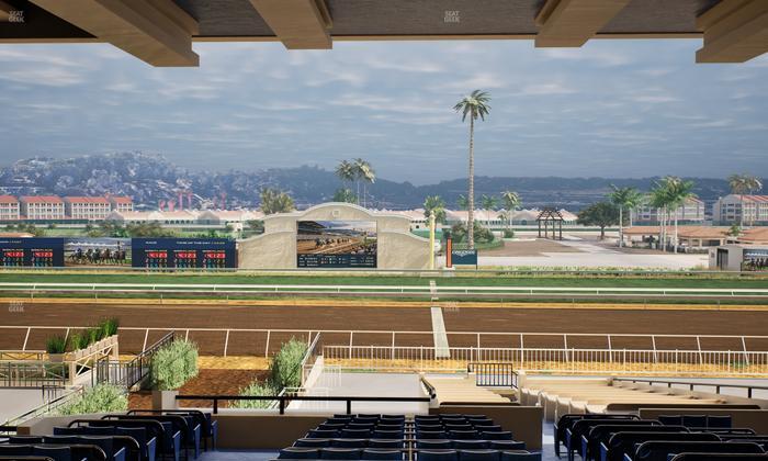 Del Mar Thoroughbred Club - Section Clubhouse Box 19 G Lvl 3 Seat View