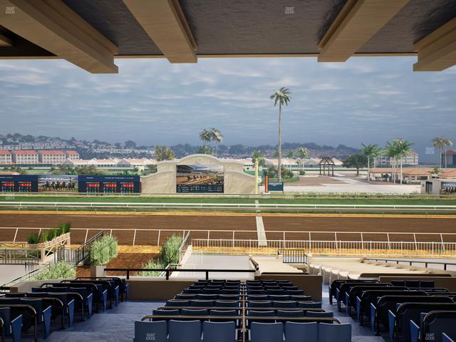 Del Mar Thoroughbred Club - Section Clubhouse Box 19 G Lvl 3 Seat View
