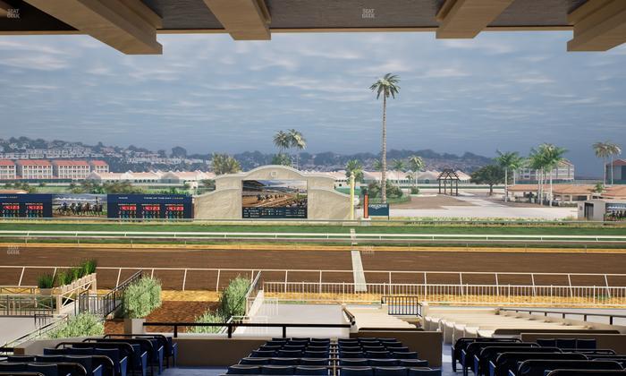 Del Mar Thoroughbred Club - Section Clubhouse Box 19 G Lvl 3 Seat View