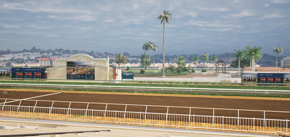 Del Mar Thoroughbred Club - Section Clubhouse Box 2 A Lvl 2 Seat View