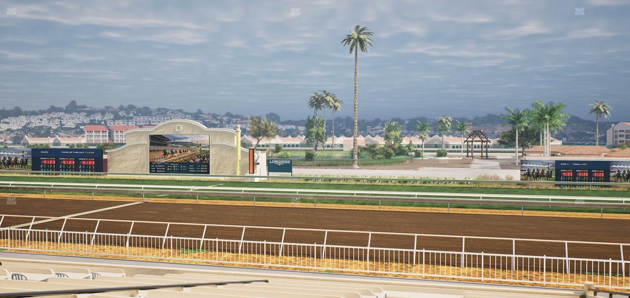 Del Mar Thoroughbred Club - Section Clubhouse Box 2 B Lvl 2 Seat View