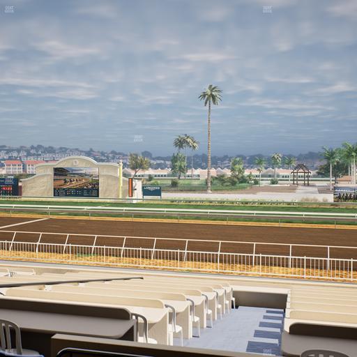 Del Mar Thoroughbred Club - Section Clubhouse Box 2 B Lvl 2 Seat View