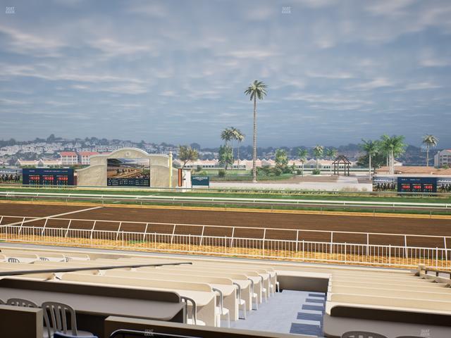 Del Mar Thoroughbred Club - Section Clubhouse Box 2 B Lvl 2 Seat View