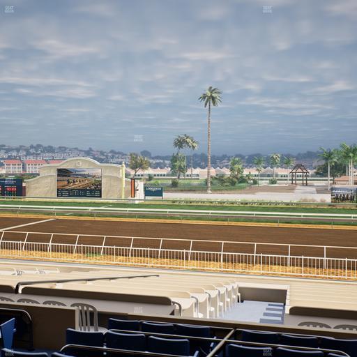 Del Mar Thoroughbred Club - Section Clubhouse Box 2 C Lvl 2 Seat View