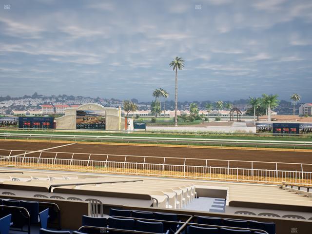 Del Mar Thoroughbred Club - Section Clubhouse Box 2 C Lvl 2 Seat View