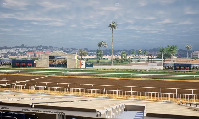 Del Mar Thoroughbred Club - Section Clubhouse Box 2 C Lvl 2 Seat View