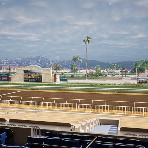 Del Mar Thoroughbred Club - Section Clubhouse Box 2 C Lvl 2 Seat View