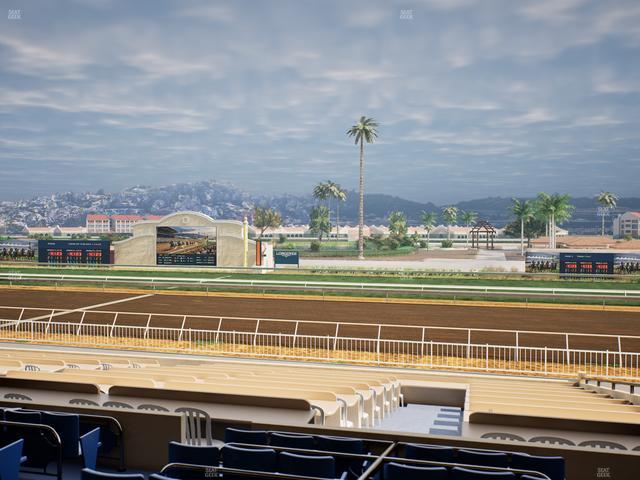 Del Mar Thoroughbred Club - Section Clubhouse Box 2 C Lvl 2 Seat View