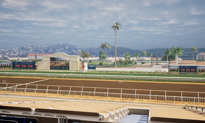 Del Mar Thoroughbred Club - Section Clubhouse Box 2 C Lvl 2 Seat View