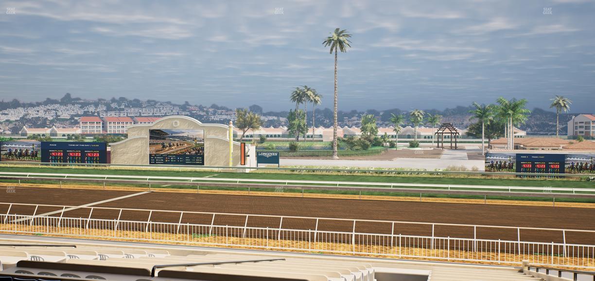 Del Mar Thoroughbred Club - Section Clubhouse Box 2 D Lvl 2 Seat View