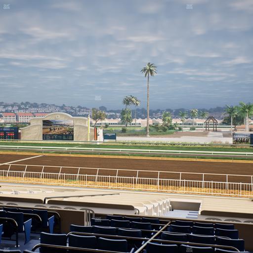 Del Mar Thoroughbred Club - Section Clubhouse Box 2 D Lvl 2 Seat View
