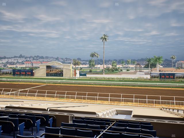 Del Mar Thoroughbred Club - Section Clubhouse Box 2 D Lvl 2 Seat View