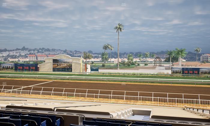 Del Mar Thoroughbred Club - Section Clubhouse Box 2 D Lvl 2 Seat View