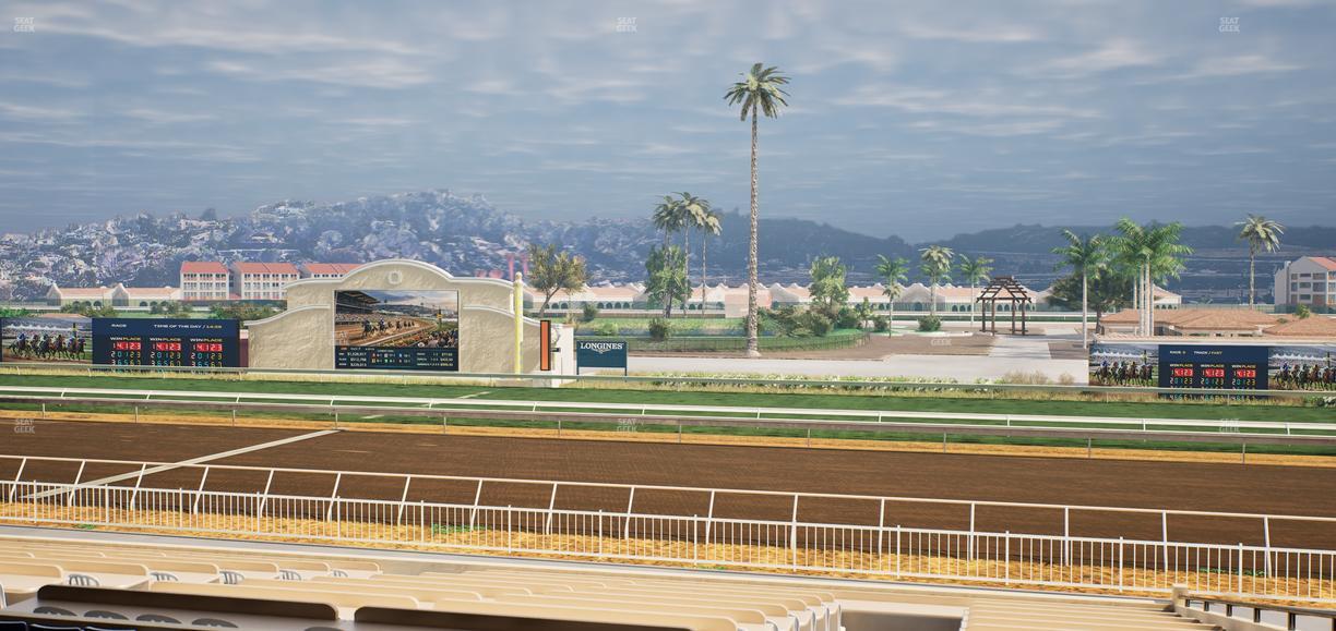 Del Mar Thoroughbred Club - Section Clubhouse Box 2 D Lvl 2 Seat View
