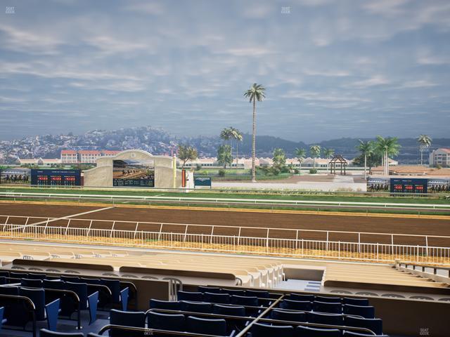 Del Mar Thoroughbred Club - Section Clubhouse Box 2 D Lvl 2 Seat View
