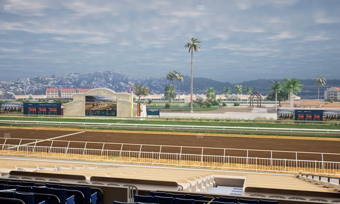 Del Mar Thoroughbred Club - Section Clubhouse Box 2 D Lvl 2 Seat View