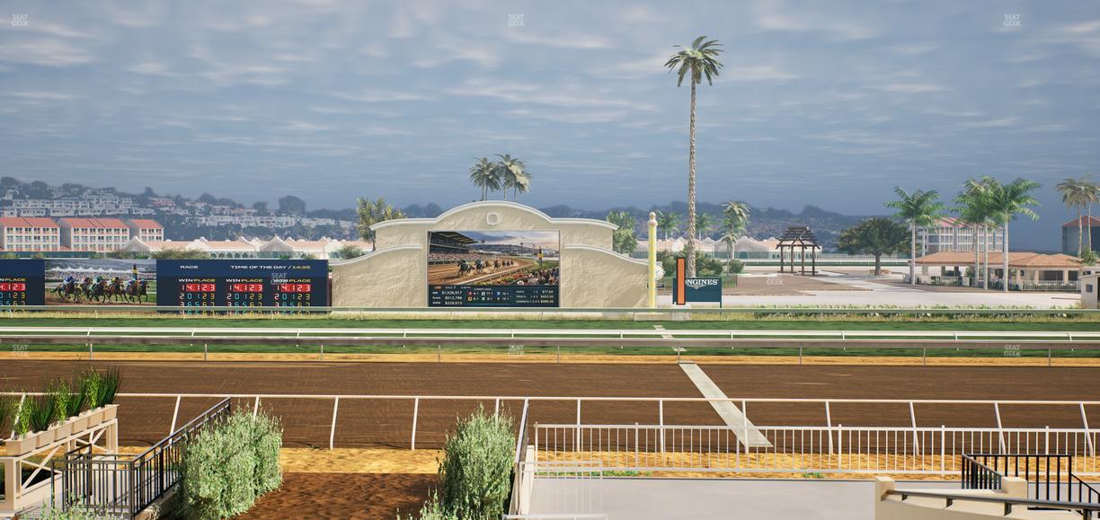 Del Mar Thoroughbred Club - Section Clubhouse Box 20 A Lvl 2 Seat View