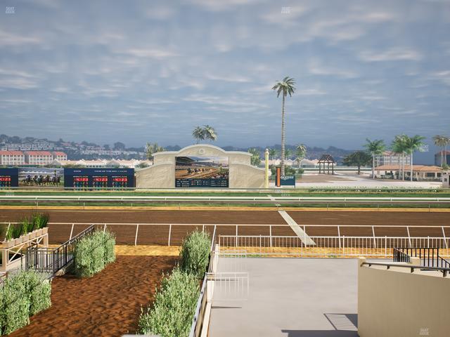 Del Mar Thoroughbred Club - Section Clubhouse Box 20 A Lvl 2 Seat View
