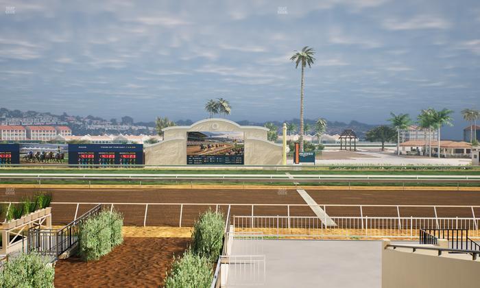 Del Mar Thoroughbred Club - Section Clubhouse Box 20 A Lvl 2 Seat View