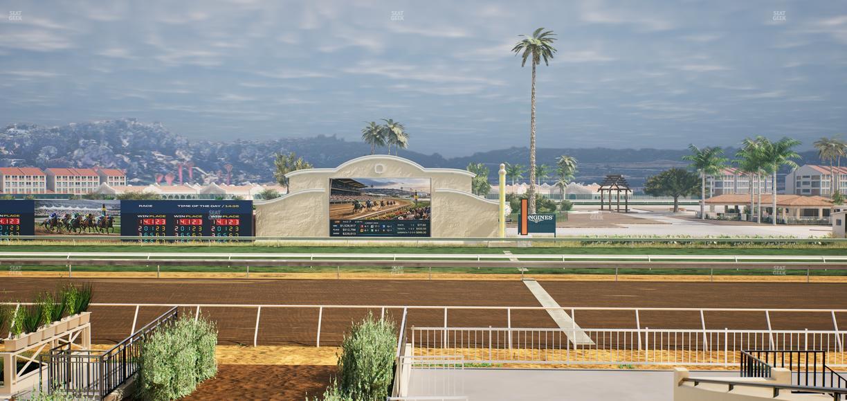 Del Mar Thoroughbred Club - Section Clubhouse Box 20 A Lvl 2 Seat View
