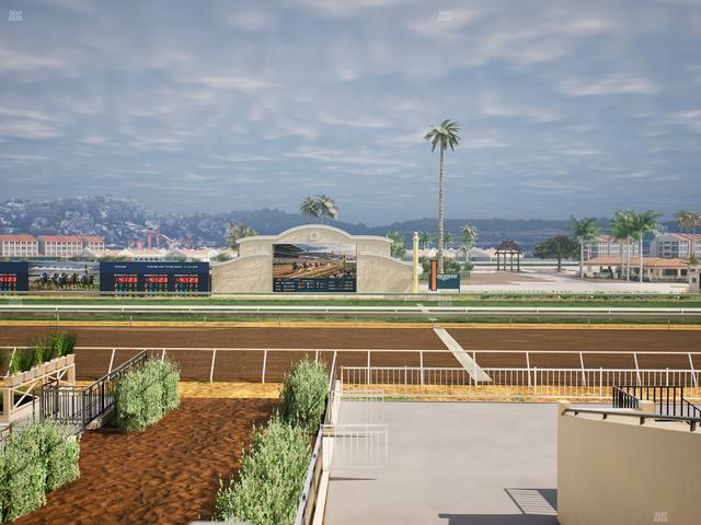 Del Mar Thoroughbred Club - Section Clubhouse Box 20 A Lvl 2 Seat View