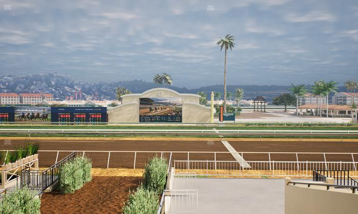 Del Mar Thoroughbred Club - Section Clubhouse Box 20 A Lvl 2 Seat View