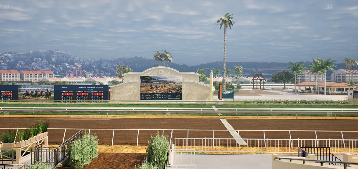 Del Mar Thoroughbred Club - Section Clubhouse Box 20 B Lvl 2 Seat View
