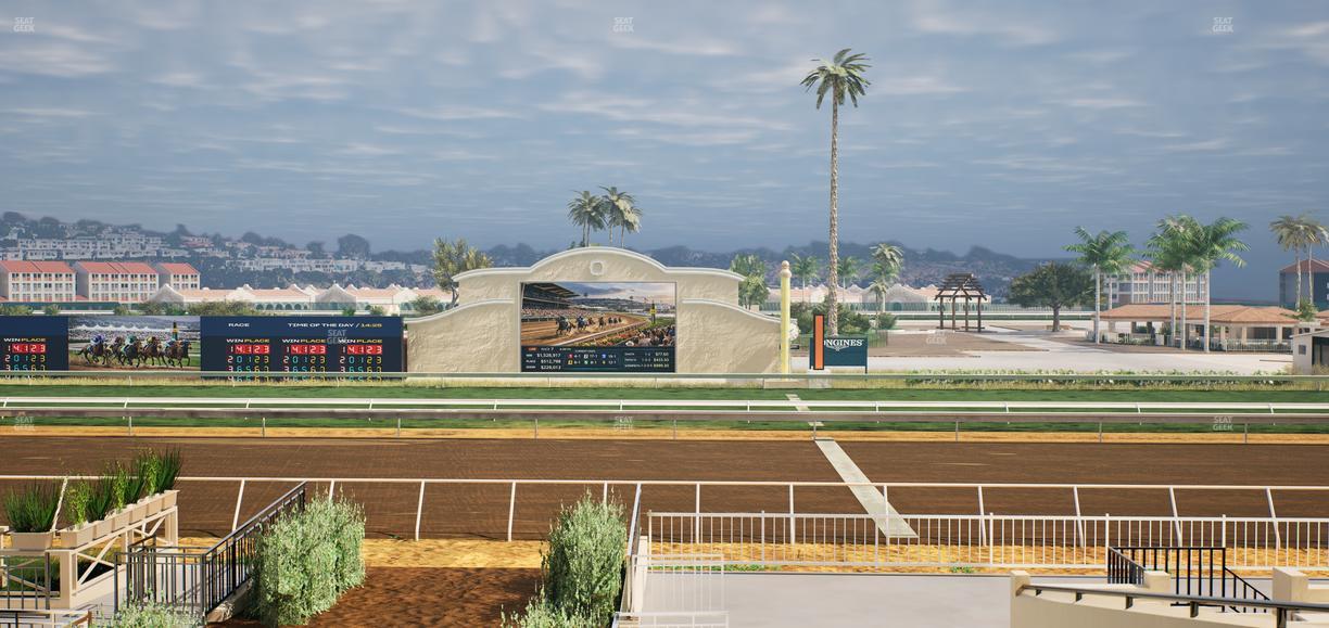 Del Mar Thoroughbred Club - Section Clubhouse Box 20 B Lvl 2 Seat View