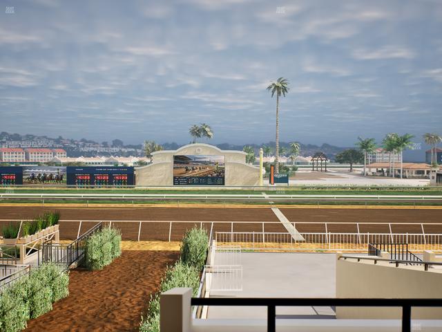 Del Mar Thoroughbred Club - Section Clubhouse Box 20 B Lvl 2 Seat View