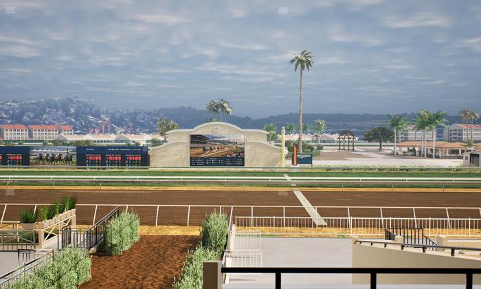 Del Mar Thoroughbred Club - Section Clubhouse Box 20 C Lvl 2 Seat View
