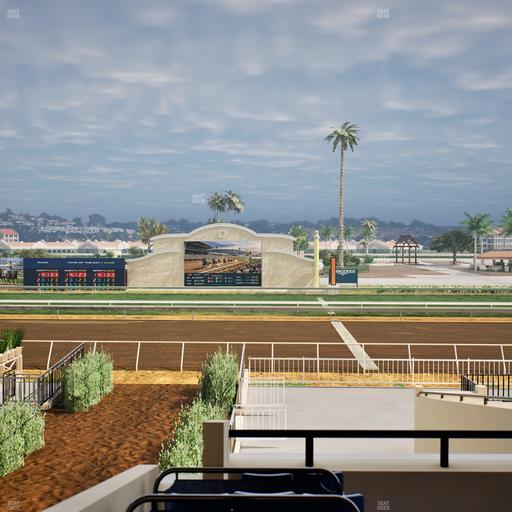 Del Mar Thoroughbred Club - Section Clubhouse Box 20 C Lvl 2 Seat View