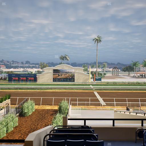 Del Mar Thoroughbred Club - Section Clubhouse Box 20 D Lvl 2 Seat View