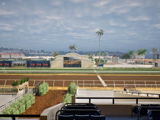 Del Mar Thoroughbred Club - Section Clubhouse Box 20 D Lvl 2 Seat View