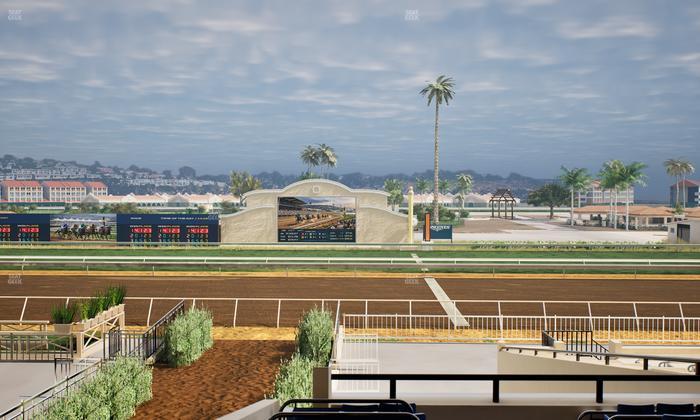 Del Mar Thoroughbred Club - Section Clubhouse Box 20 D Lvl 2 Seat View