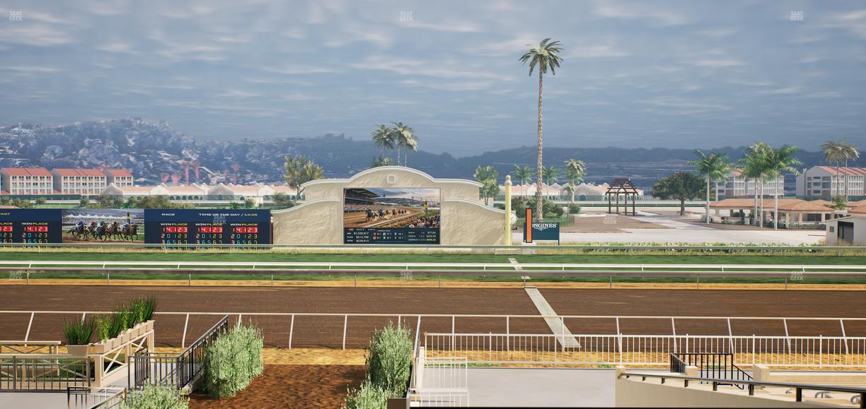 Del Mar Thoroughbred Club - Section Clubhouse Box 20 D Lvl 2 Seat View