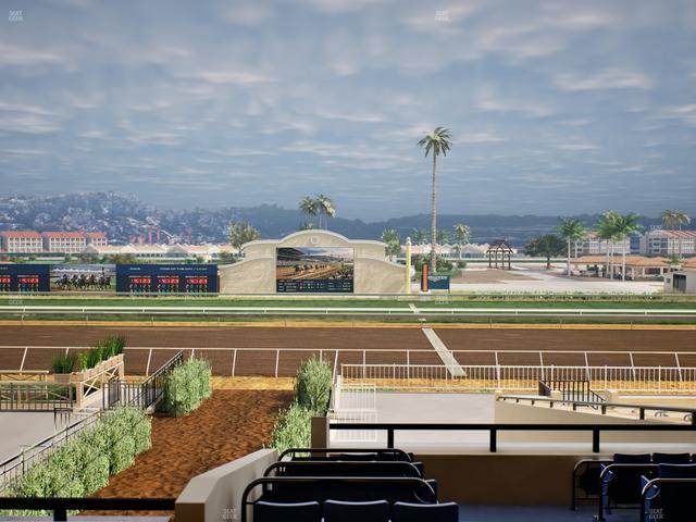 Del Mar Thoroughbred Club - Section Clubhouse Box 20 D Lvl 2 Seat View