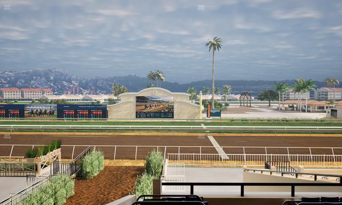 Del Mar Thoroughbred Club - Section Clubhouse Box 20 D Lvl 2 Seat View