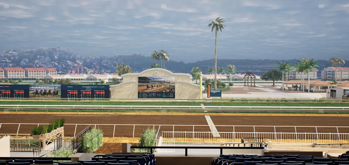 Del Mar Thoroughbred Club - Section Clubhouse Box 20 E Lvl 3 Seat View