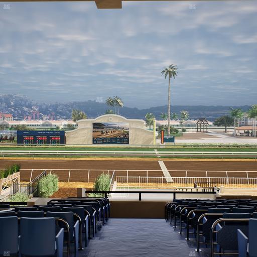 Del Mar Thoroughbred Club - Section Clubhouse Box 20 E Lvl 3 Seat View