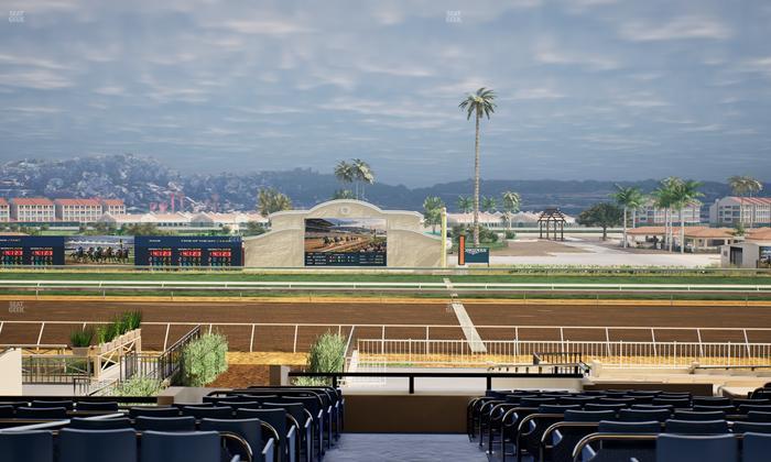 Del Mar Thoroughbred Club - Section Clubhouse Box 20 E Lvl 3 Seat View
