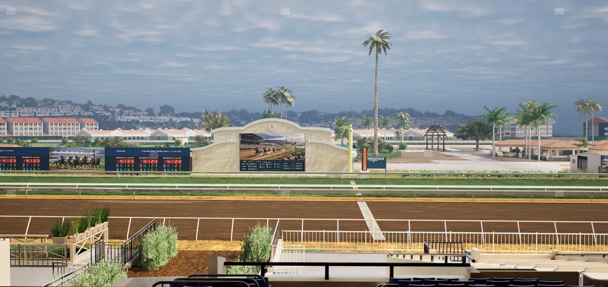 Del Mar Thoroughbred Club - Section Clubhouse Box 20 E Lvl 3 Seat View