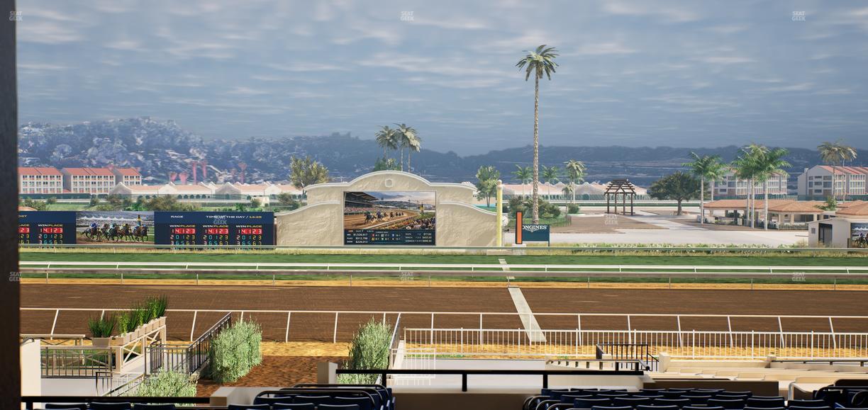 Del Mar Thoroughbred Club - Section Clubhouse Box 20 F Lvl 3 Seat View