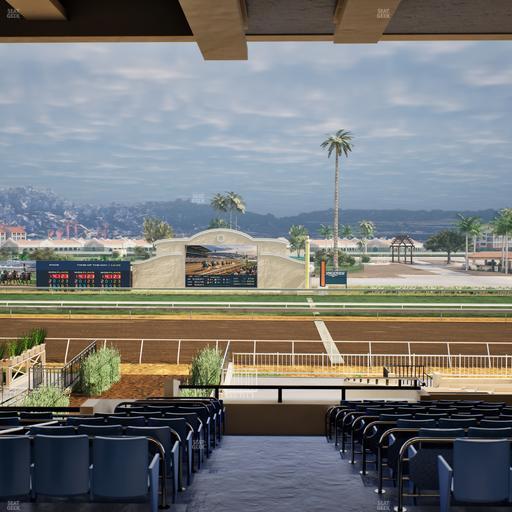 Del Mar Thoroughbred Club - Section Clubhouse Box 20 F Lvl 3 Seat View