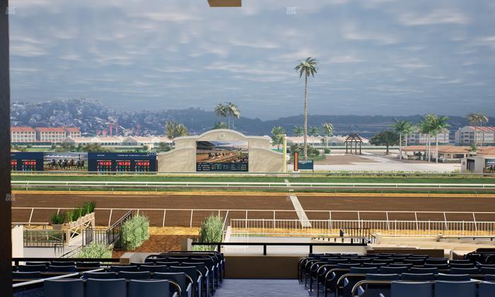 Del Mar Thoroughbred Club - Section Clubhouse Box 20 F Lvl 3 Seat View